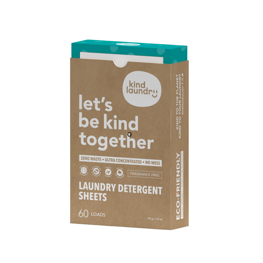 Eco-Friendly Laundry Detergent Sheets - (60 Loads)