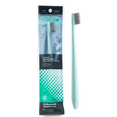 HAPPY Biodegradable Charcoal Toothbrush – 1 unit