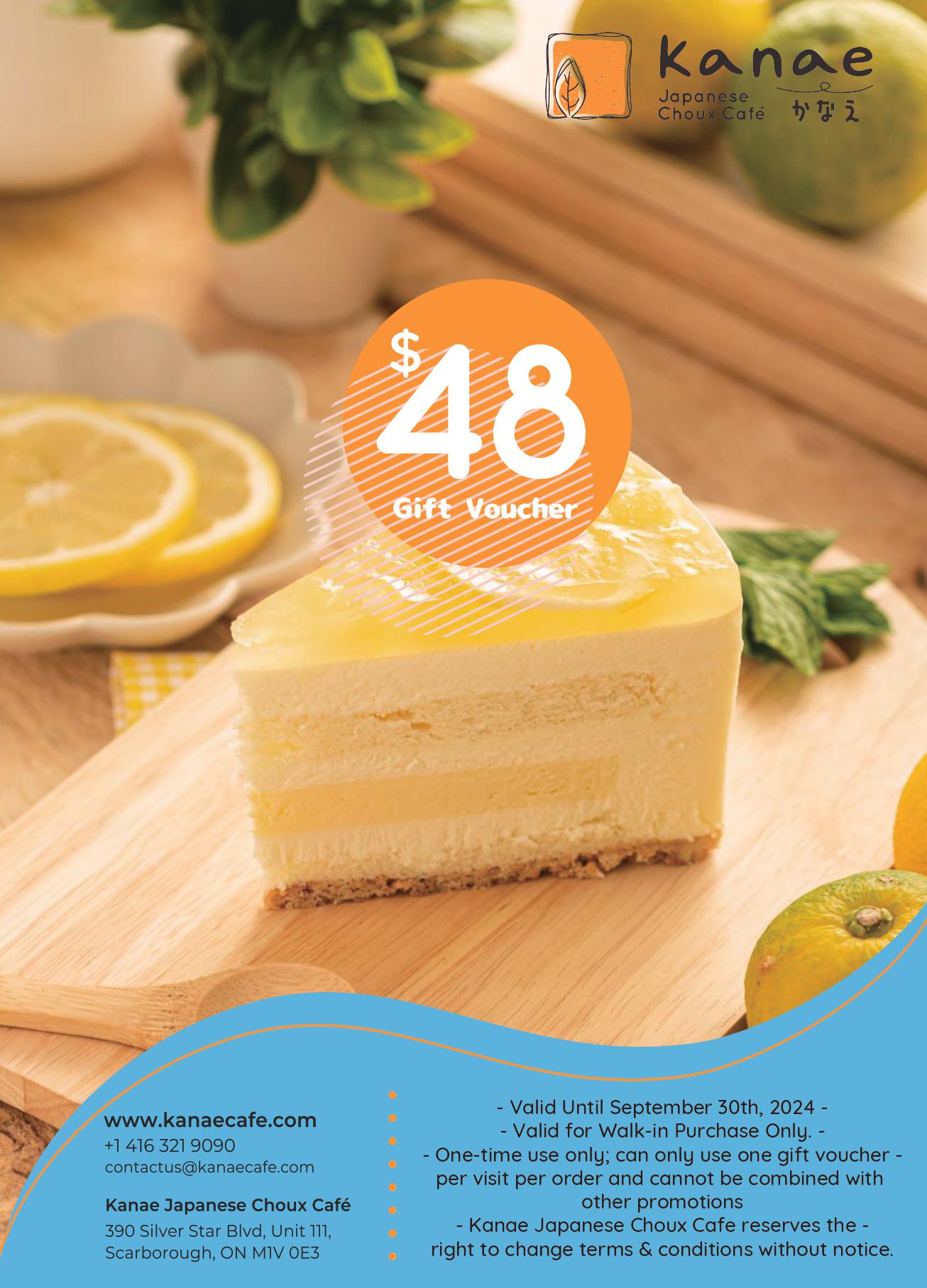 Kanae $48 Cafe Coupon – eStore Project for Persons of Determination