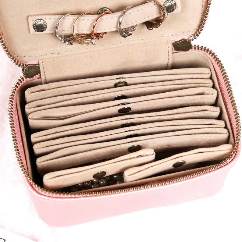 Customized Small Jewelry Organizer Box Storage Travel Case